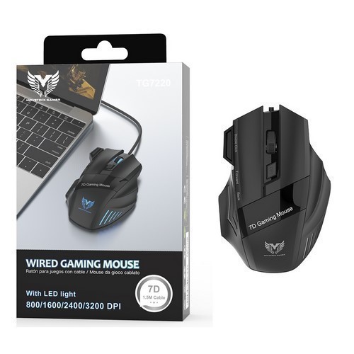 RATON M-TK TG7220 GAMING 7D LUZ LED